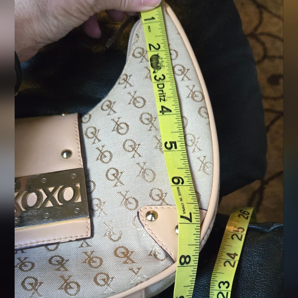 XOXO beige genuine leather small bag 10"x8" - Picture 10 of 11